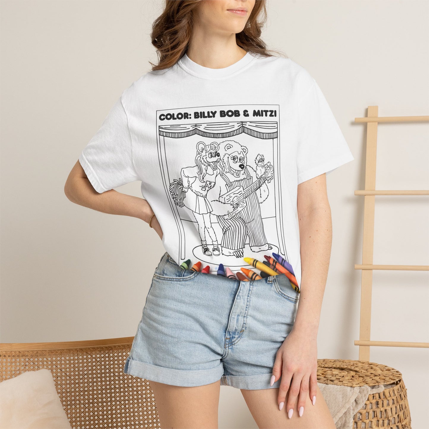 Color me Billy Bob and Mitzi T-Shirt